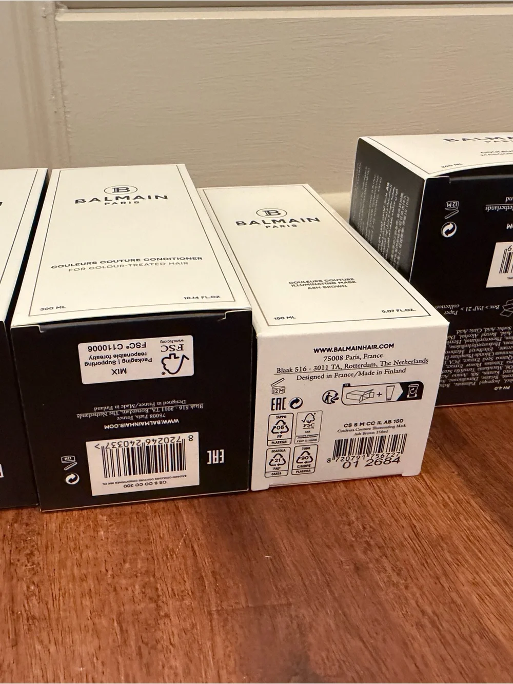 Balmain Paris Haircare Set - Luxe shampoo/conditioner/2hair masks